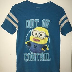 Blue minion shirt for boys